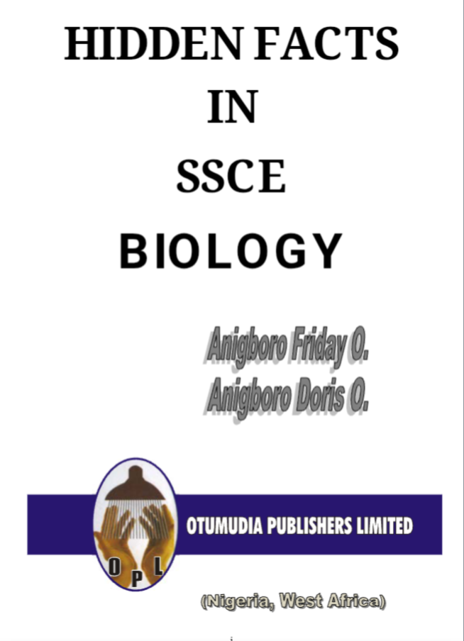 HIDDEN FACTS IN SSCE BIOLOGY FOR SENIOR SECONDARY SCHOOLS cover